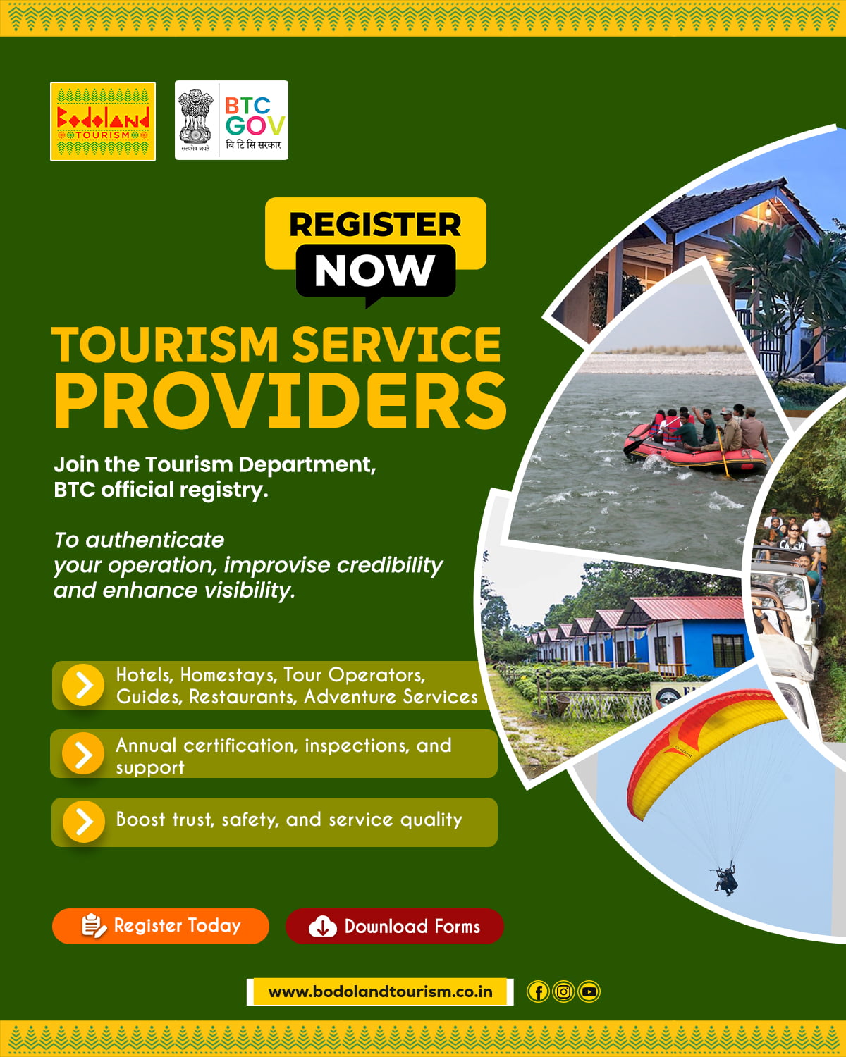 Join Bodoland Tourism
